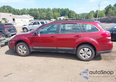 2013 Subaru Outback 2.5I from USA, damaged, VIN 4S4BRBAC4D3262669